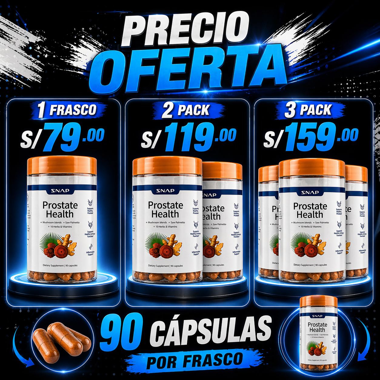 PROSTATE HEALTH - 90 CAPSULAS