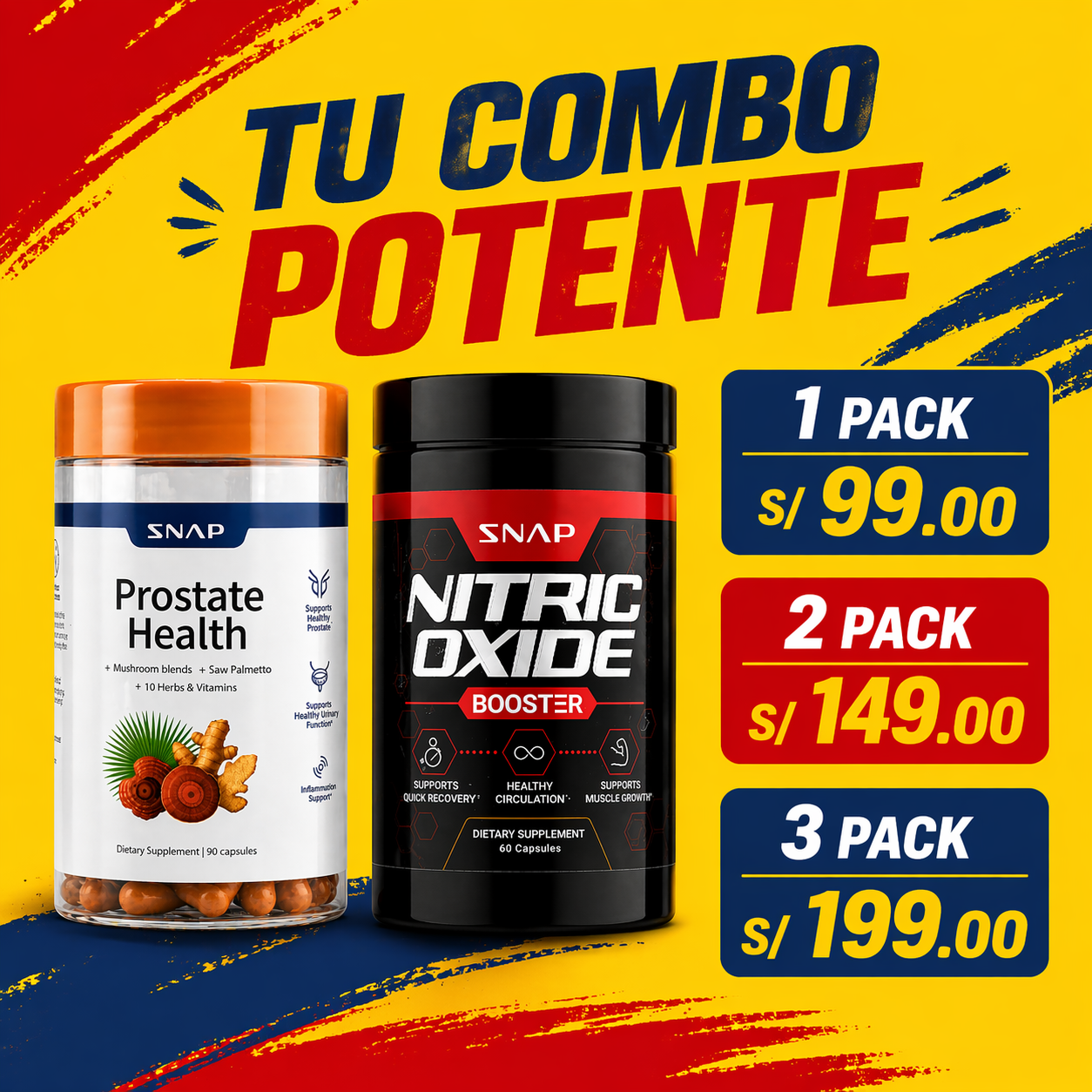 COMBO DUO POTENTE - PROSTATE & NITRIC