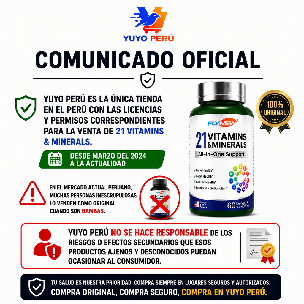 21 VITAMINAS - 60 CAPSULAS