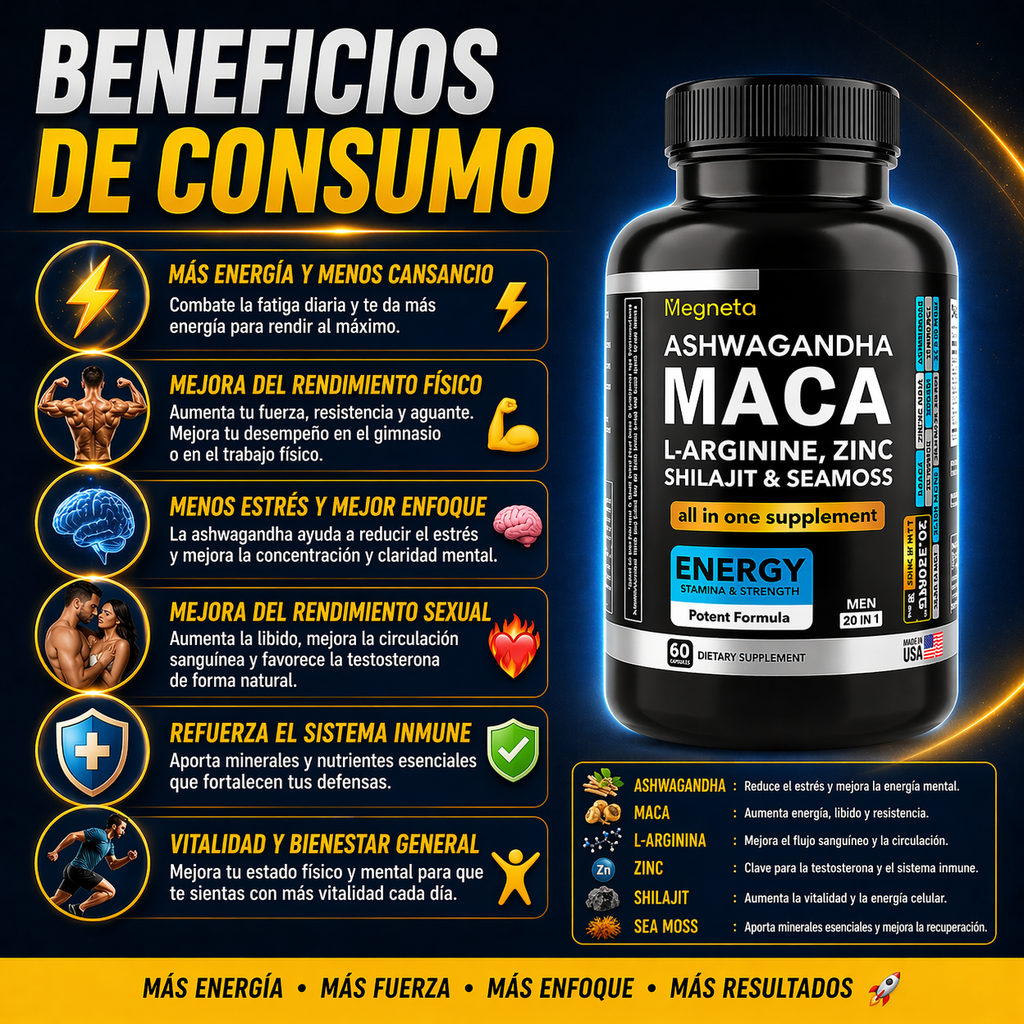 MEGNETA - 60 CAPSULAS
