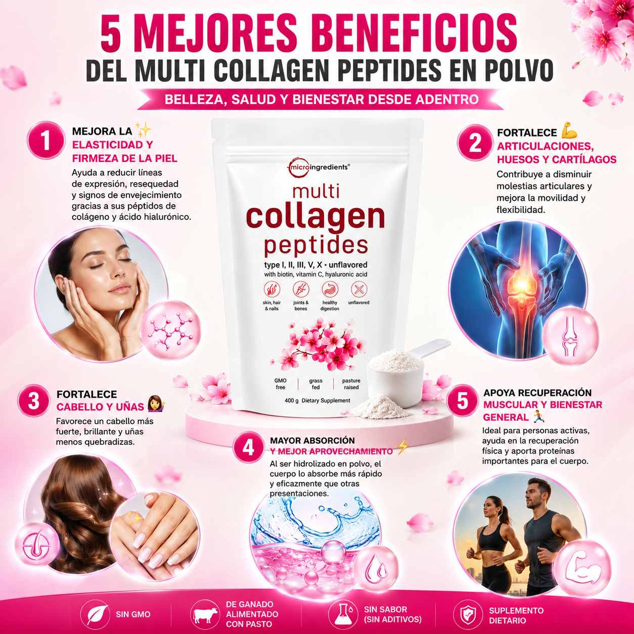 MULTI COLLAGEN PEPTIDES EN POLVO