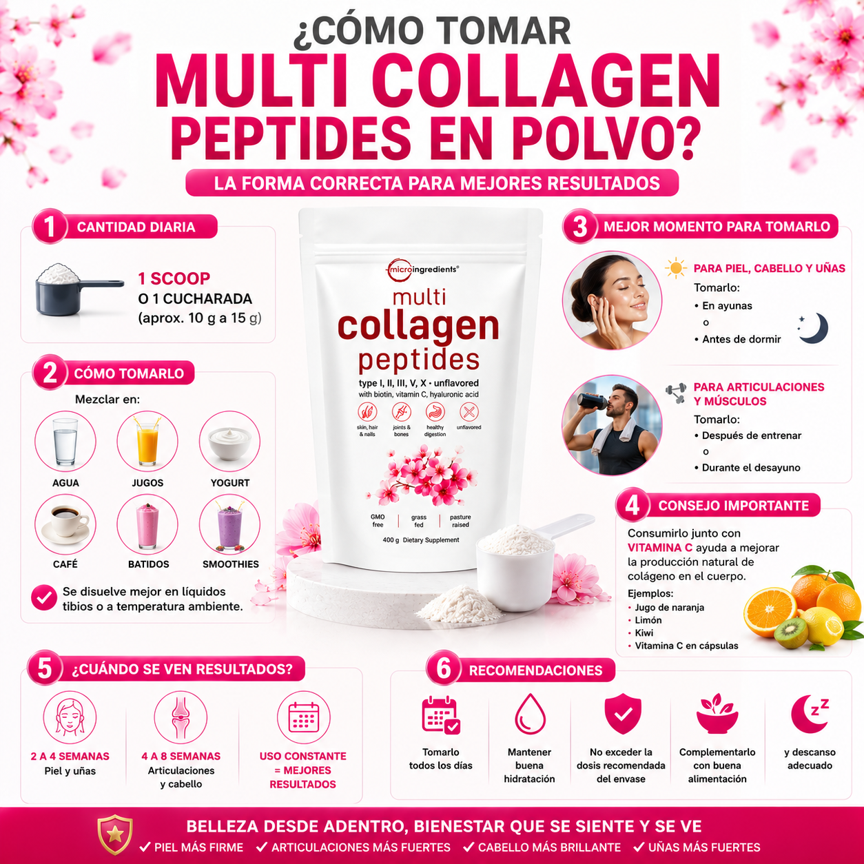 MULTI COLLAGEN PEPTIDES EN POLVO