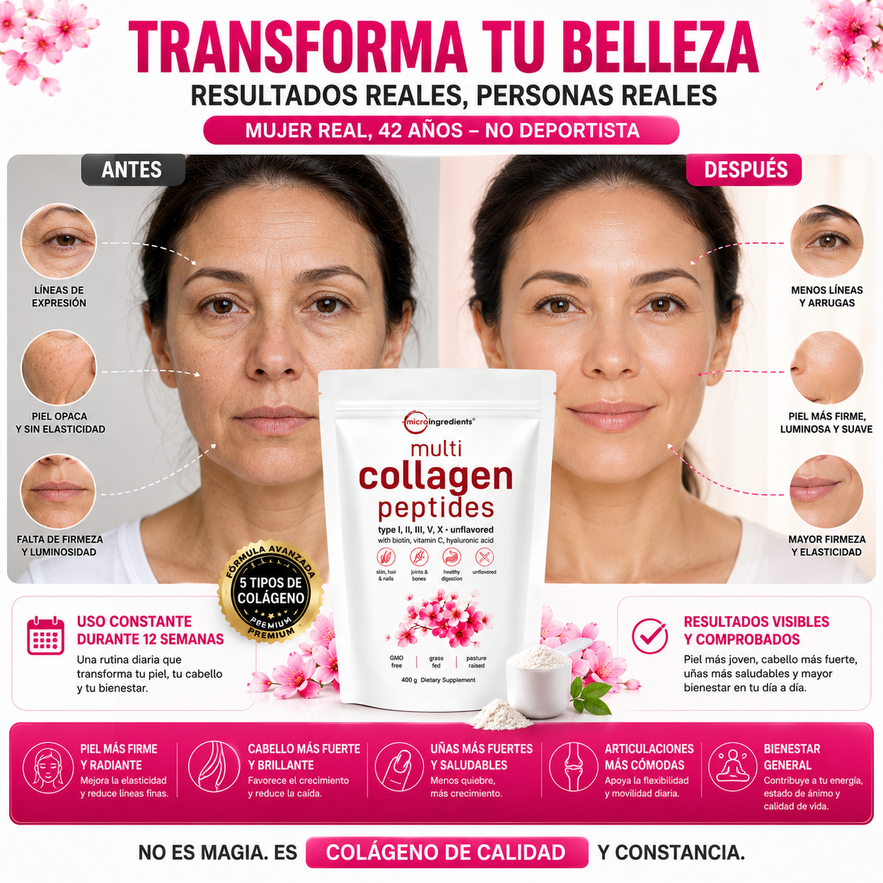 MULTI COLLAGEN PEPTIDES EN POLVO