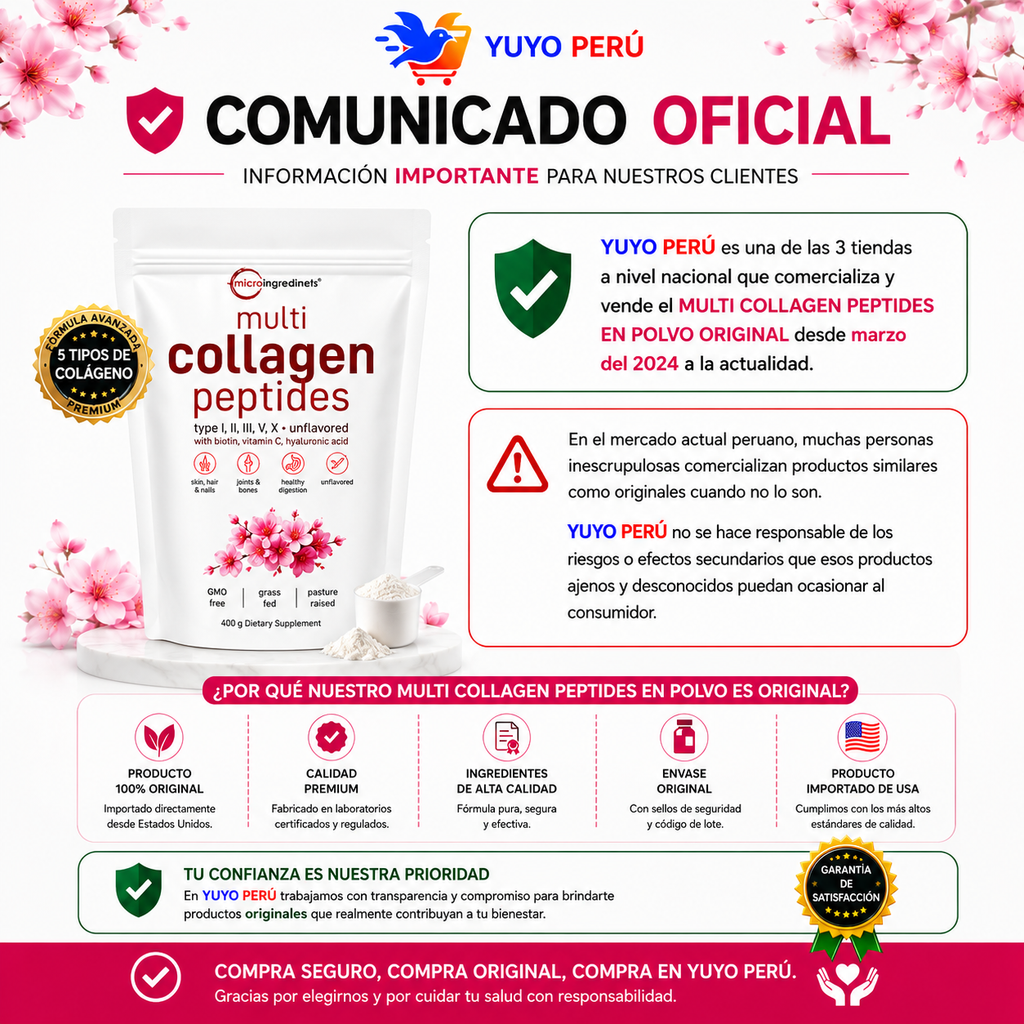 MULTI COLLAGEN PEPTIDES EN POLVO