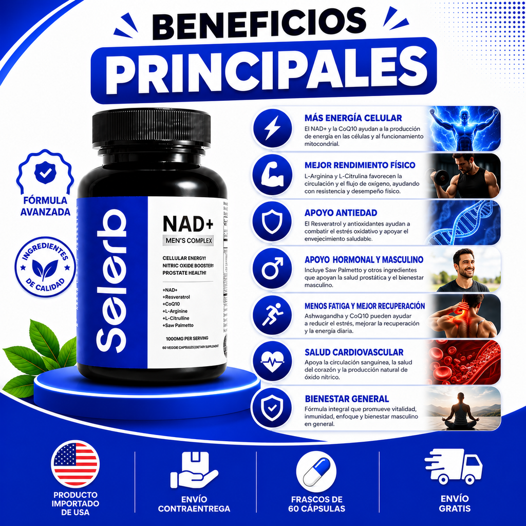 NAD+ MEN'S COMPLEX - 60 CAPSULAS