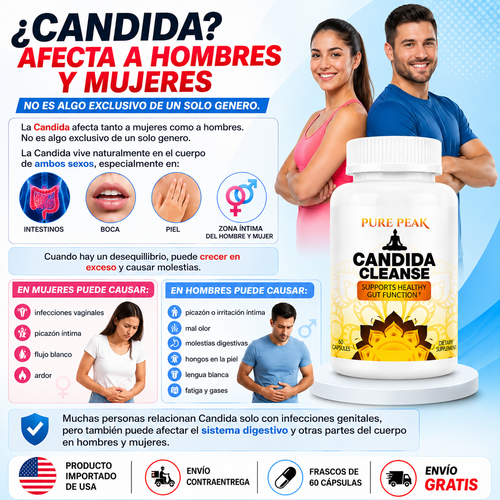 CANDIDA CLEANSE - 60 capsulas
