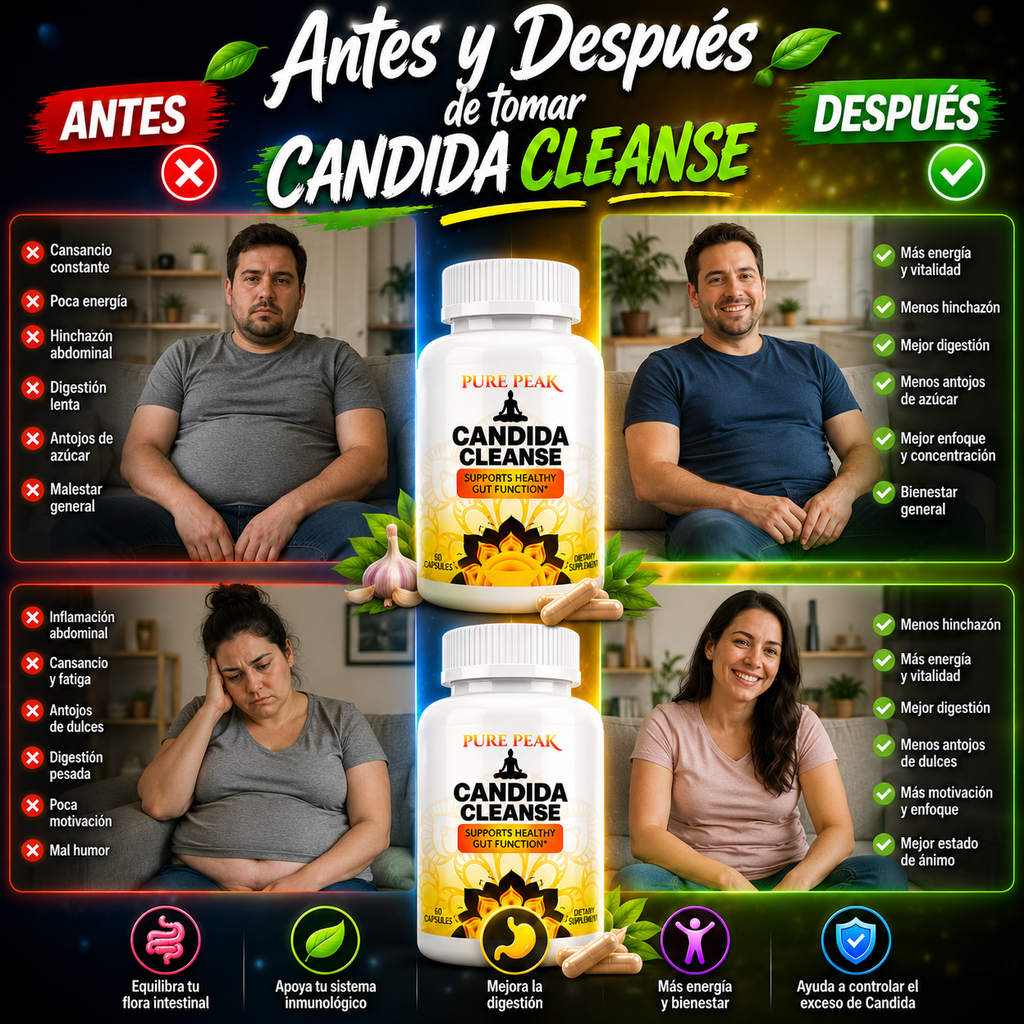 CANDIDA CLEANSE - 60 capsulas