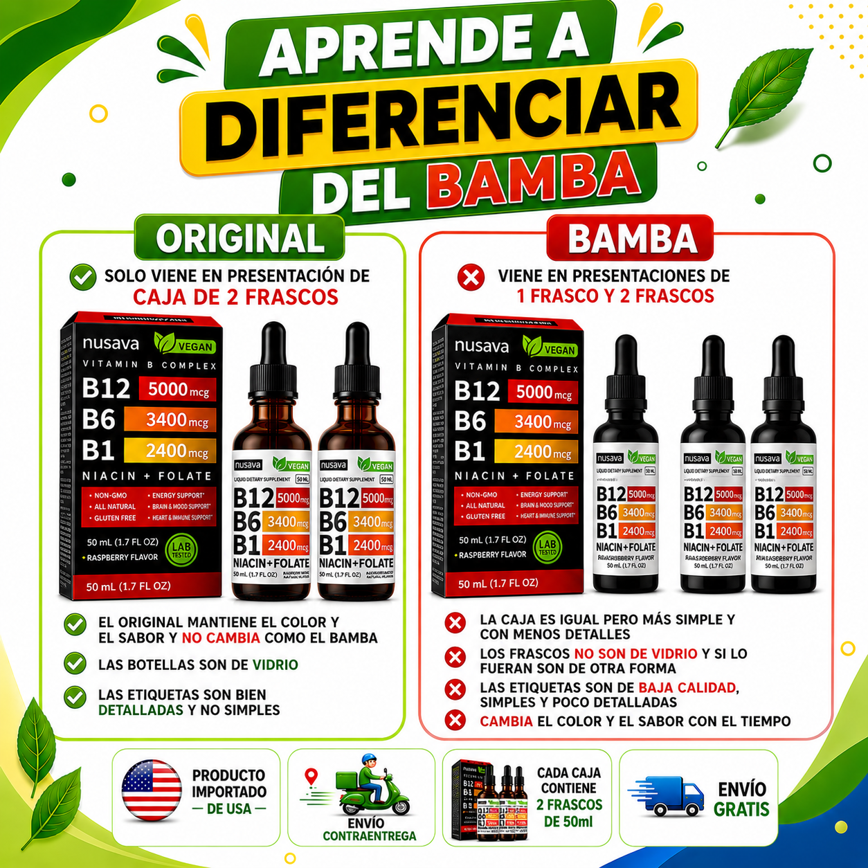 VITAMINA B COMPLEX - CAJA 2 FRASCOS
