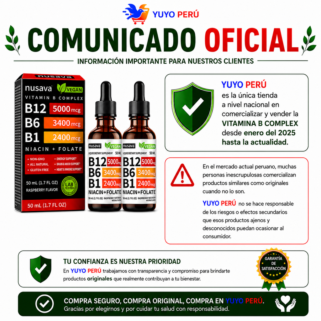VITAMINA B COMPLEX - CAJA 2 FRASCOS