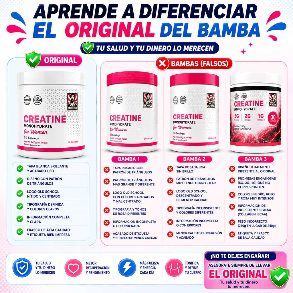CREATINA PARA MUJERES - EN POLVO