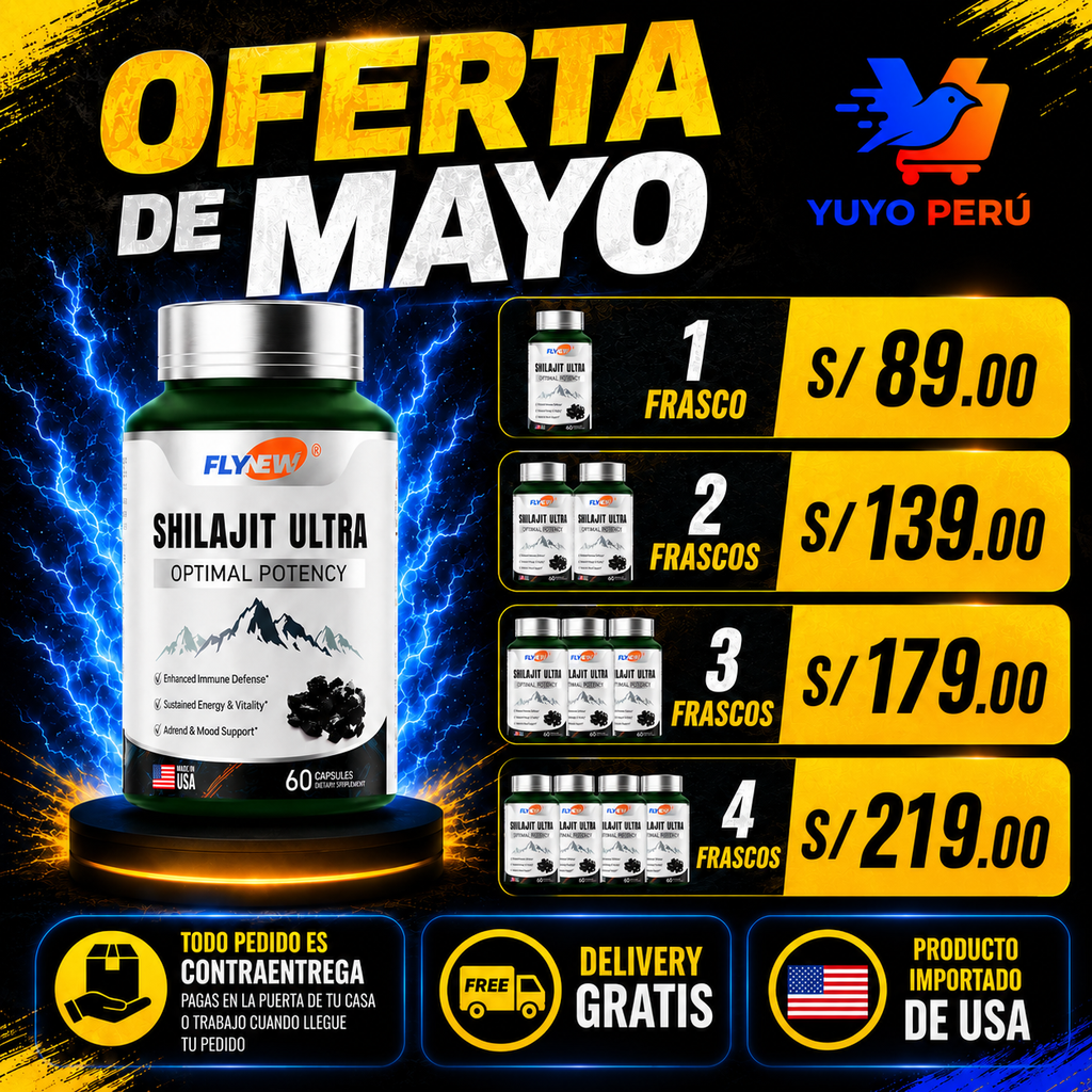 SHILAJIT ULTRA - 60 CAPSULAS