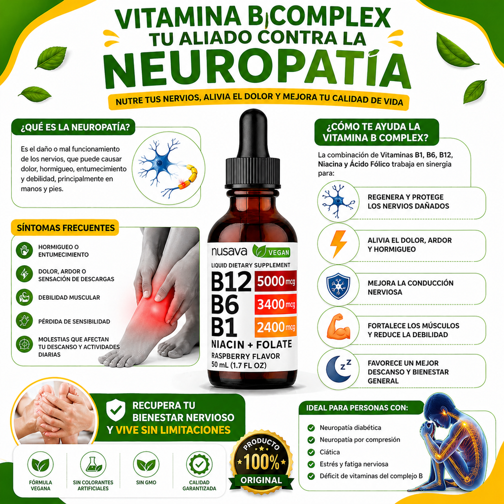 VITAMINA B COMPLEX - CAJA 2 FRASCOS