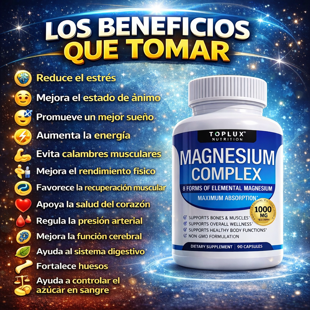 MAGNESIUM COMPLEX 8 EN 1 - 90 CAPSULAS