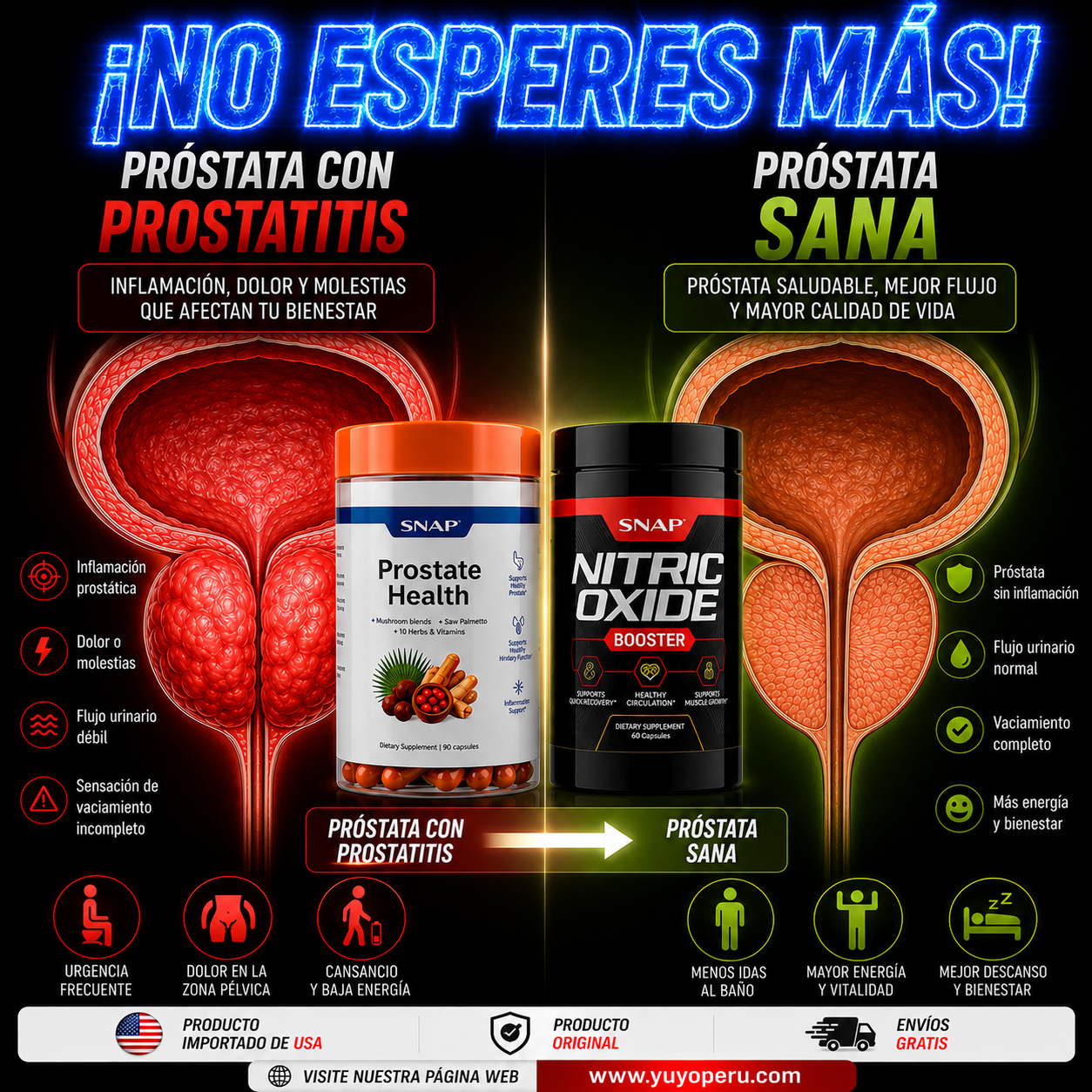 COMBO DUO POTENTE - PROSTATE & NITRIC