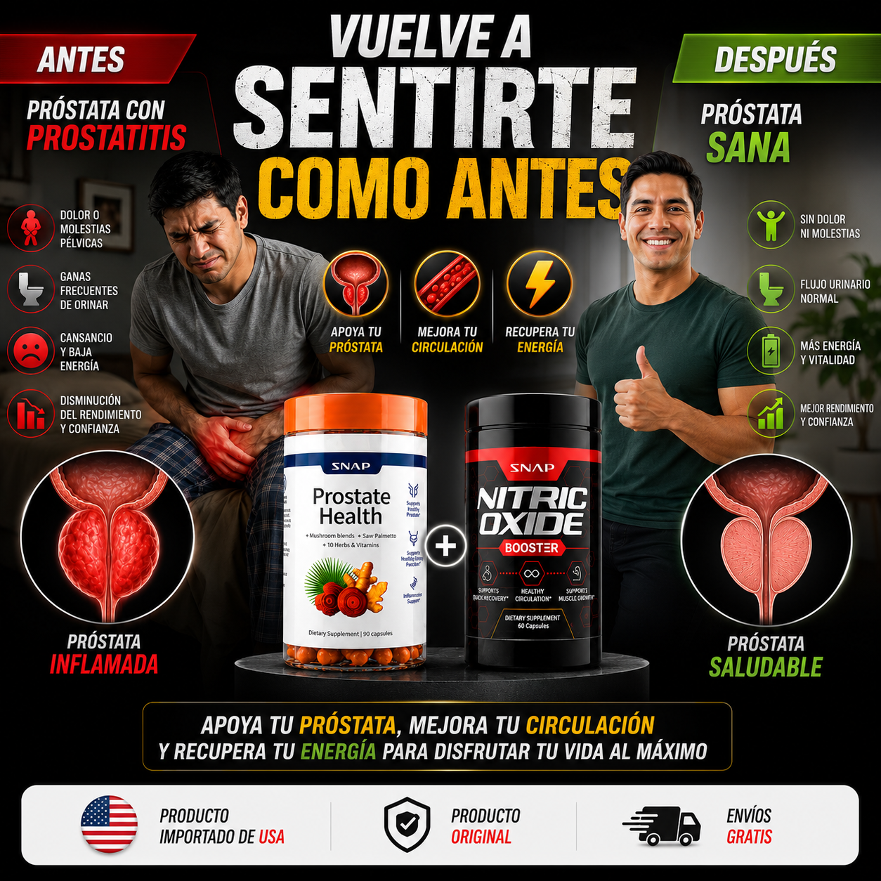 COMBO DUO POTENTE - PROSTATE & NITRIC